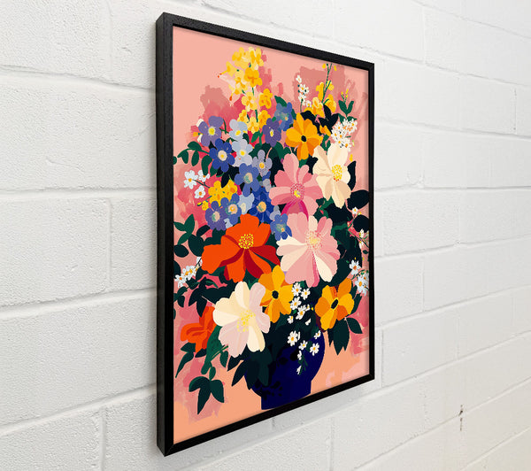 Bold Flowers In A Vase