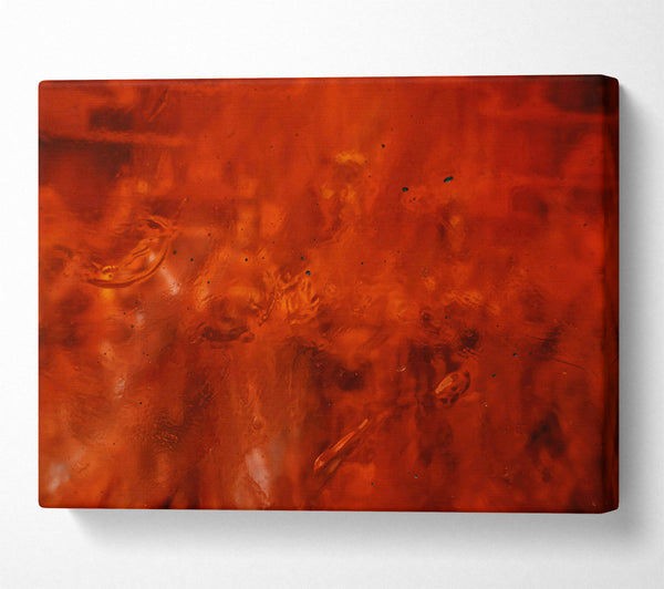  A Canvas Print of Crimson Fire Reflections Canvas Print