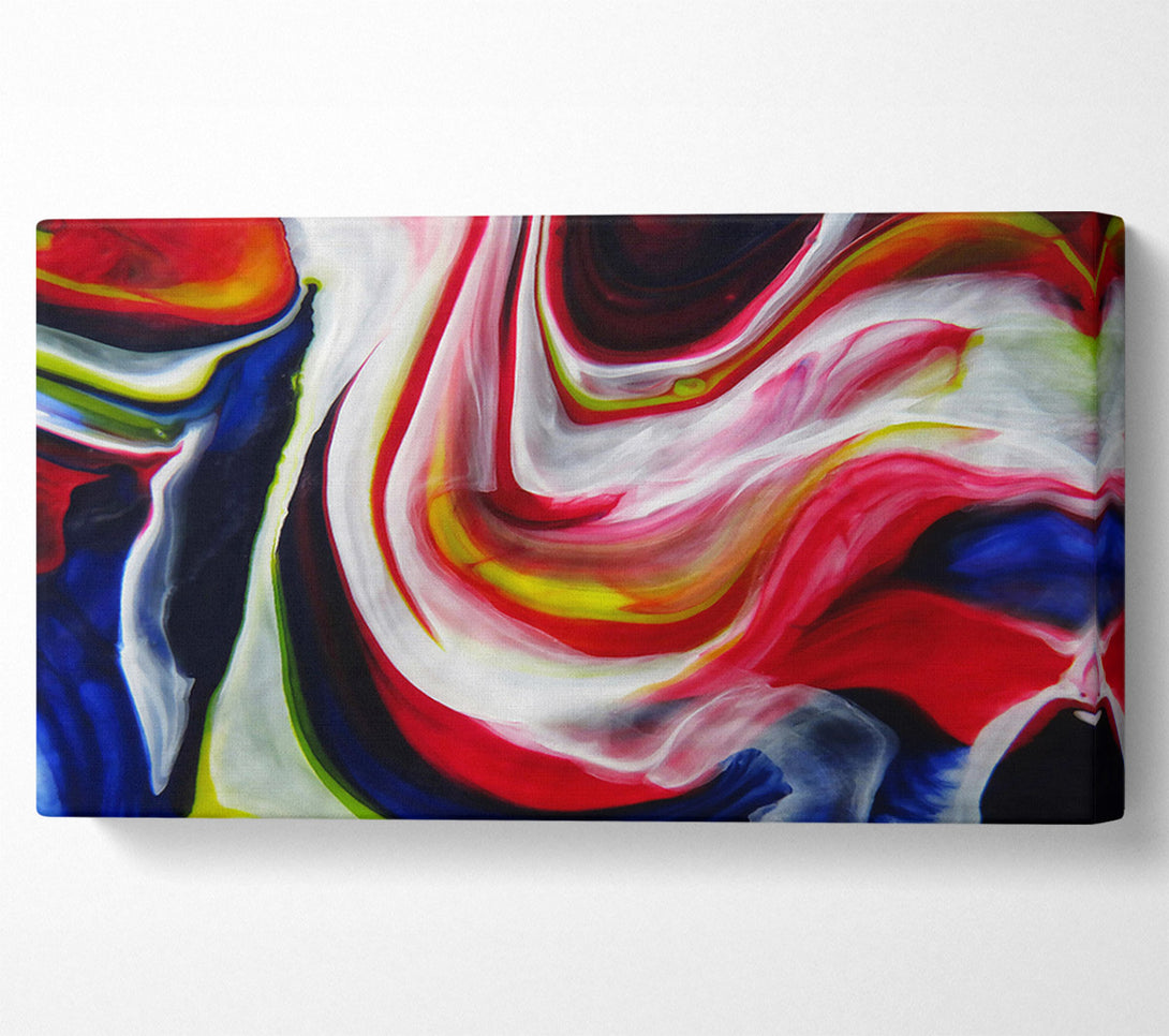  A Canvas Print of White Swirling Dreams Canvas Wall Art