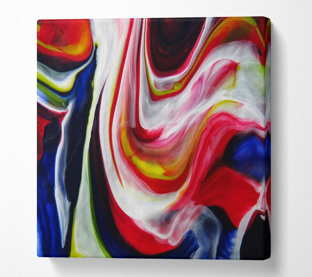  A Canvas Print of White Swirling Dreams Canvas Wall Art