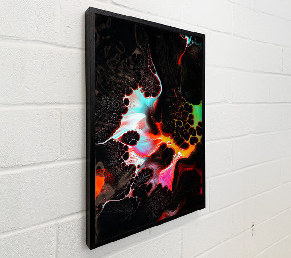 Black And Vivid Swirls