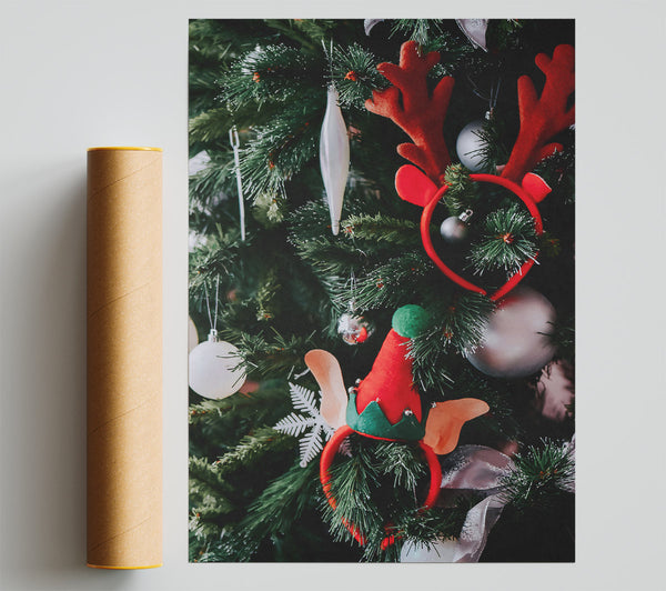 Red Festive Fun Giclee Print