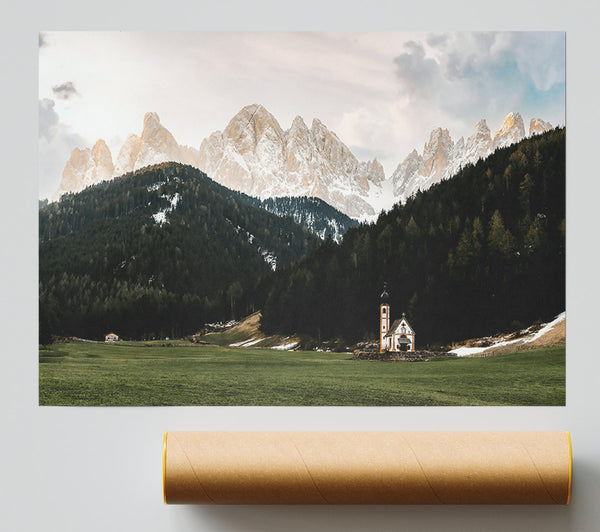 Golden Mountain Church Poster