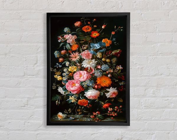 Bouquet Of Flowers Framed Print