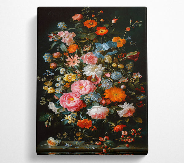  A Canvas Print of Bouquet Of Flowers Canvas Art