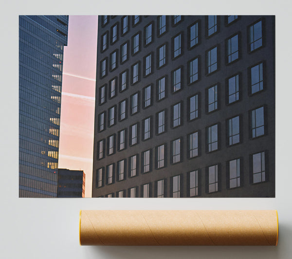 Black Windows At Dusk Giclee Print