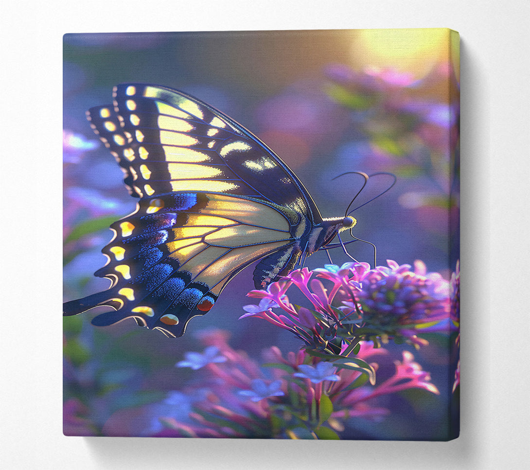  A Canvas Print of Golden Wings Of Dawn Canvas Wall Art