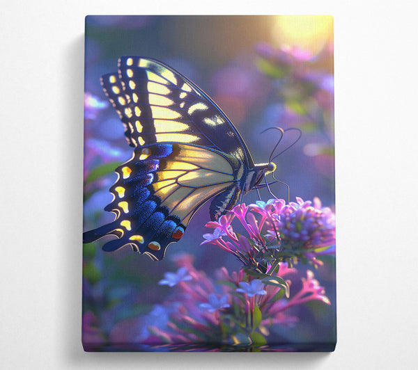 A Canvas Print of Golden Wings Of Dawn Canvas Wall Art