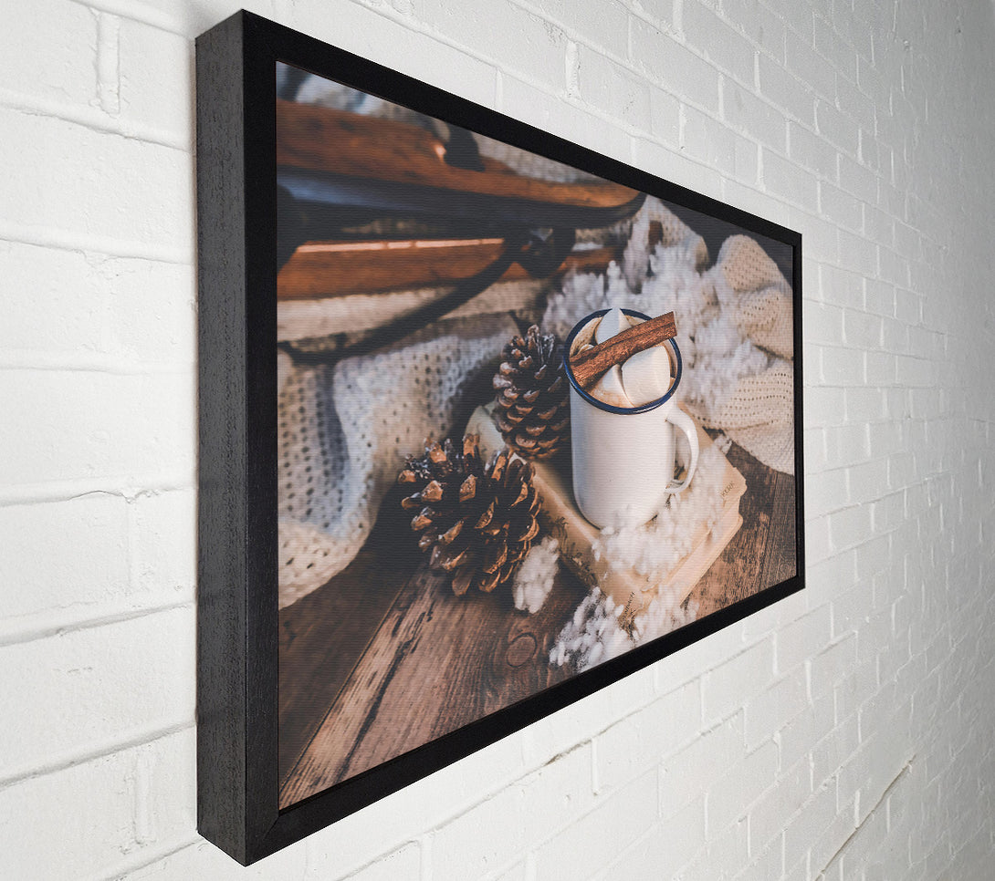  A Canvas Print of White Winter Cocoa Canvas Art
