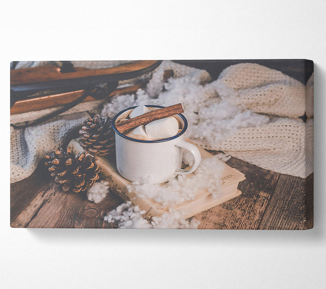  A Canvas Print of White Winter Cocoa Canvas Art