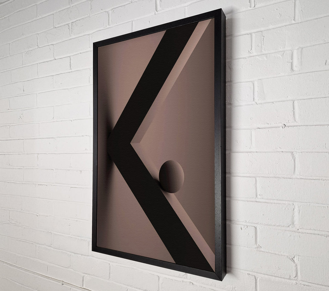 A Canvas Print of Brown Ball Canvas Print