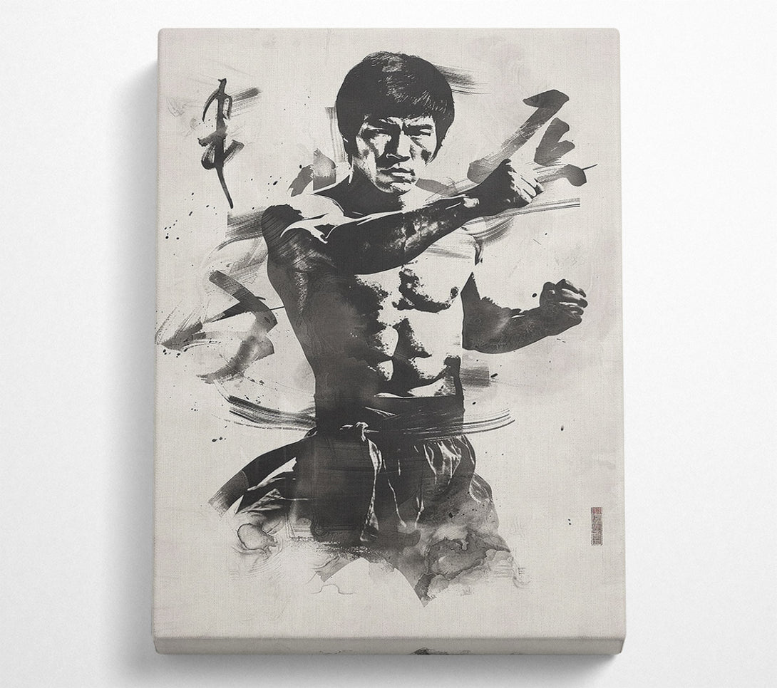  A Canvas Print of Bruce Lee Canvas Art