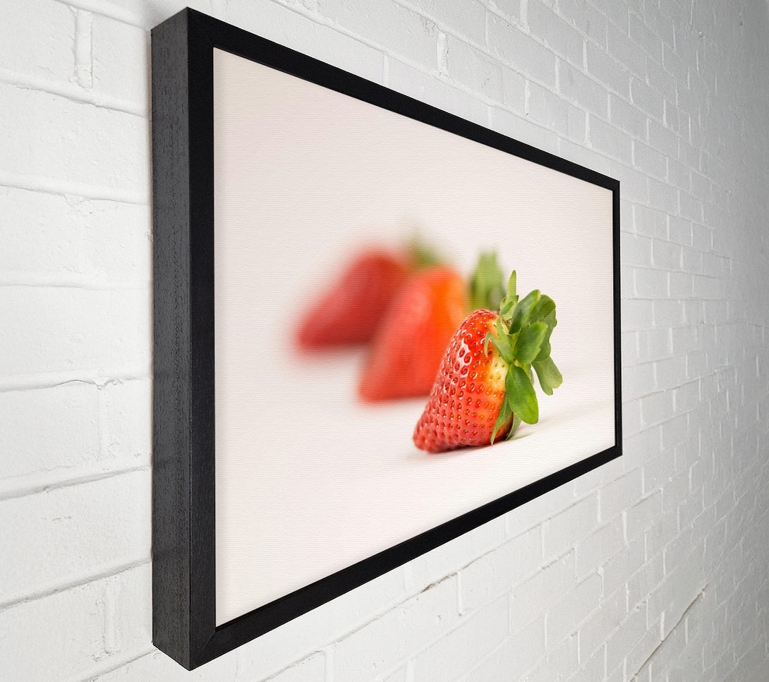  A Canvas Print of Red Strawberry Delight Canvas Print