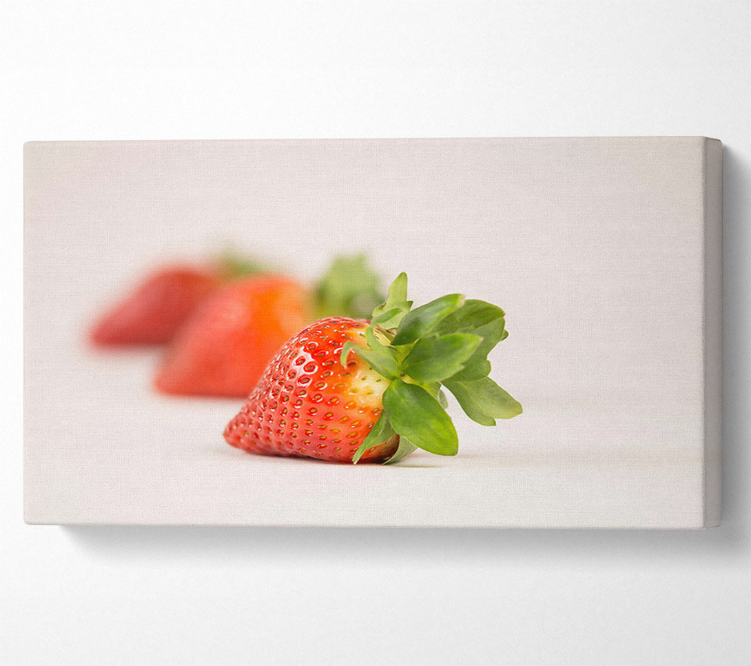  A Canvas Print of Red Strawberry Delight Canvas Print