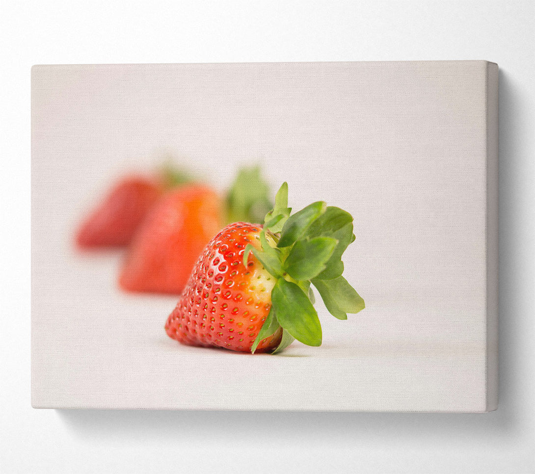  A Canvas Print of Red Strawberry Delight Canvas Print