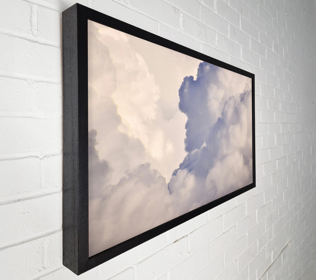  A Canvas Print of Pale Blue Cumulus Canvas Print