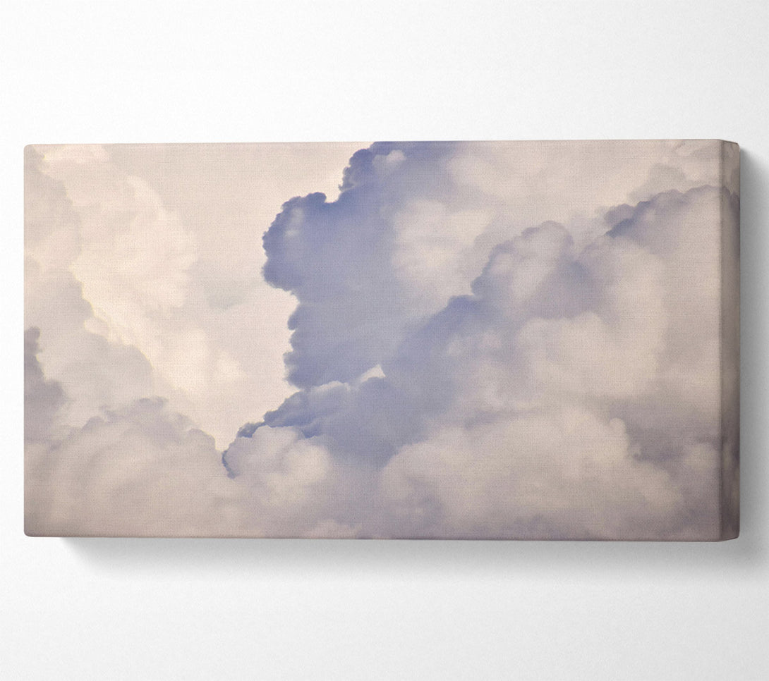  A Canvas Print of Pale Blue Cumulus Canvas Print