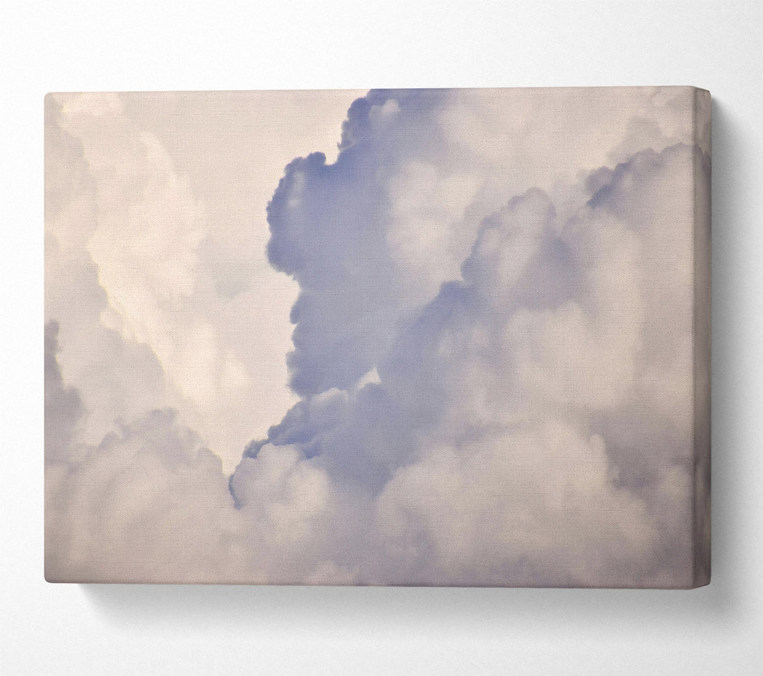  A Canvas Print of Pale Blue Cumulus Canvas Print