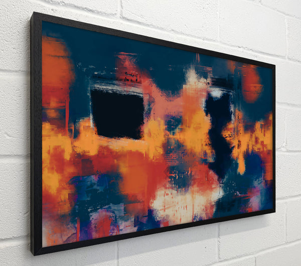 Orange Abstract Impressionism