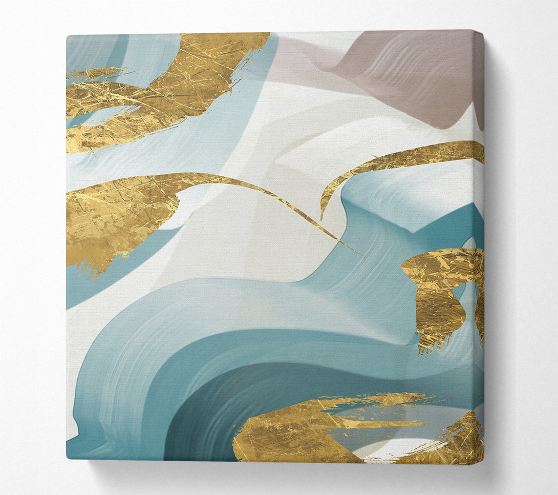  A Canvas Print of Brush Waves Canvas Print