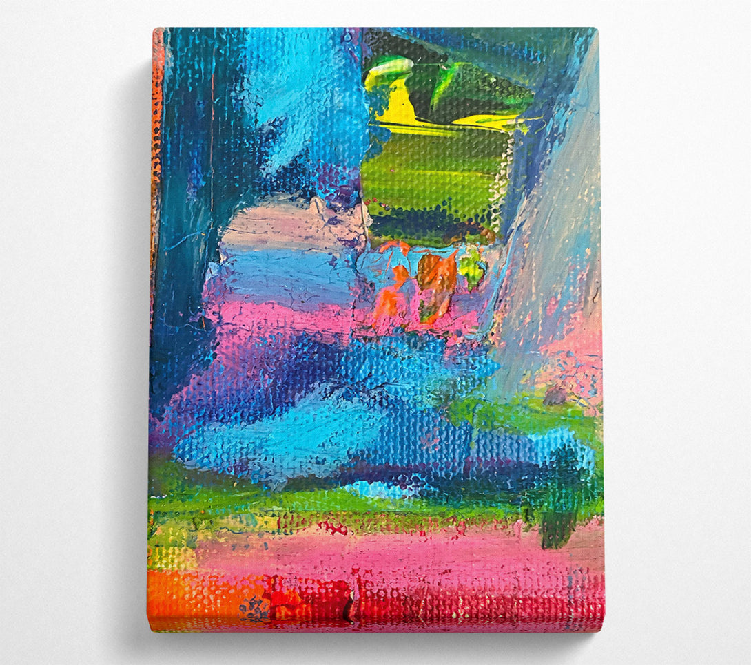  A Canvas Print of Azure Abstract Dreamscape Canvas Print