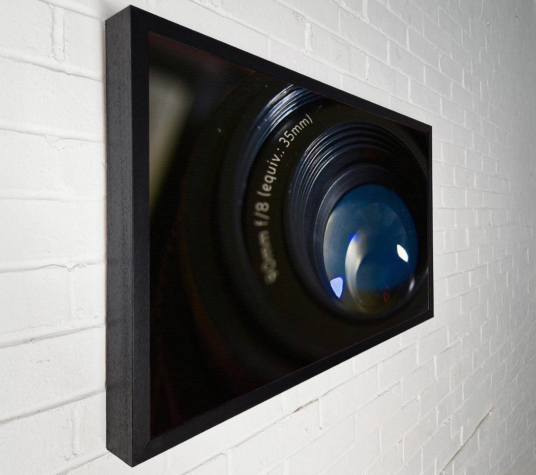  A Canvas Print of Blue Lens Reflection Canvas Art