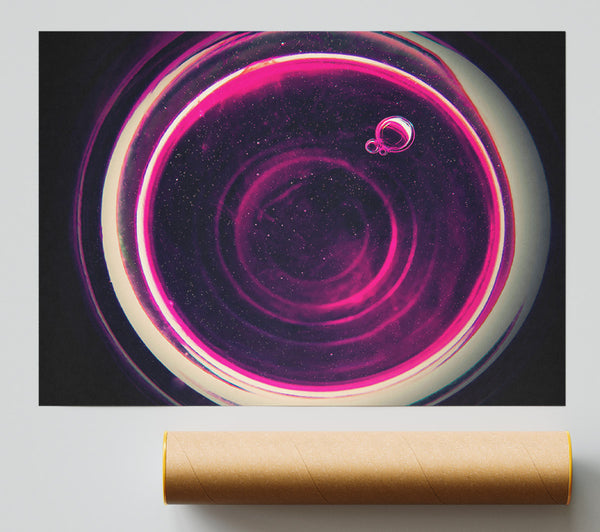 Pink Galactic Swirl Poster