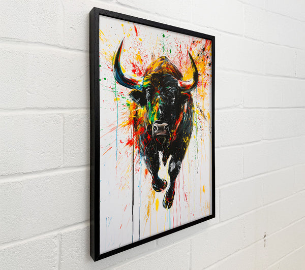 Bull Colour Splash