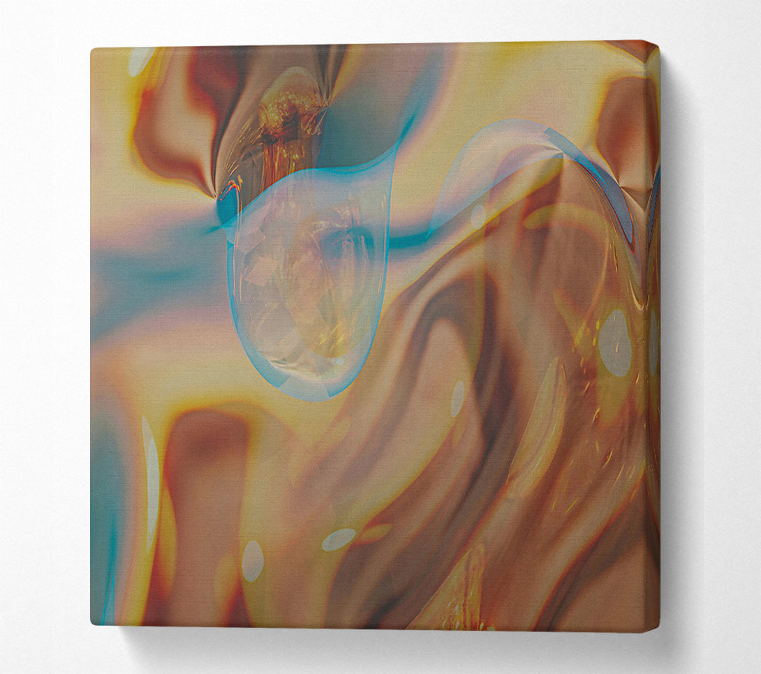  A Canvas Print of Amber Liquid Dreams Canvas Print