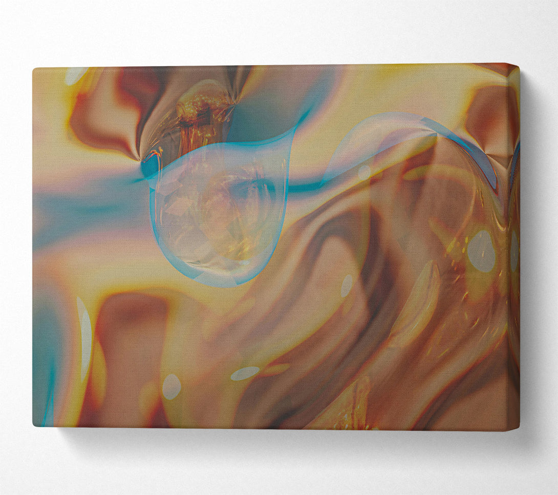  A Canvas Print of Amber Liquid Dreams Canvas Print