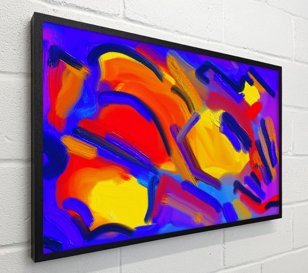 Yellow Blue Swirls