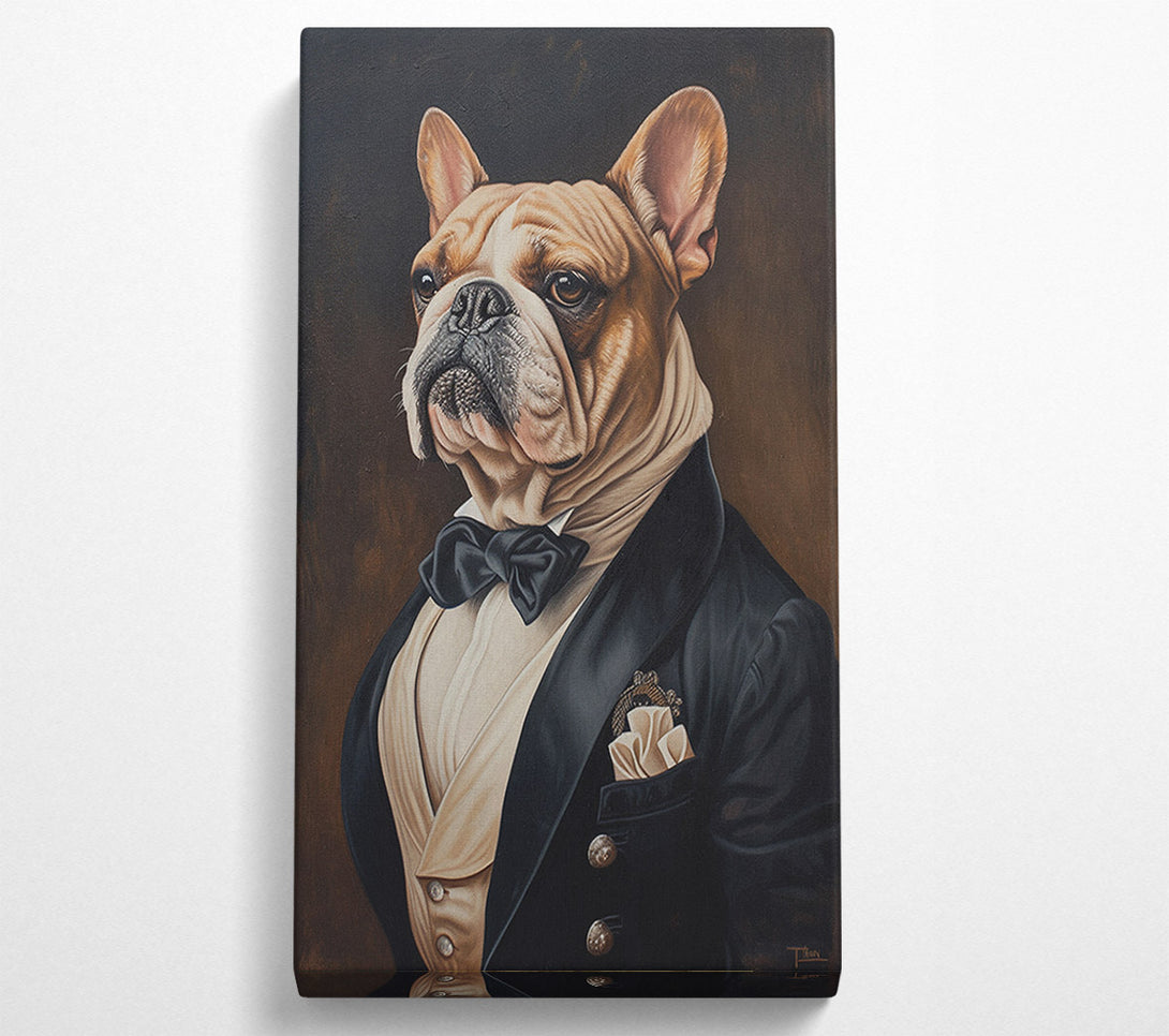  A Canvas Print of Bulldog Smart Canvas Print