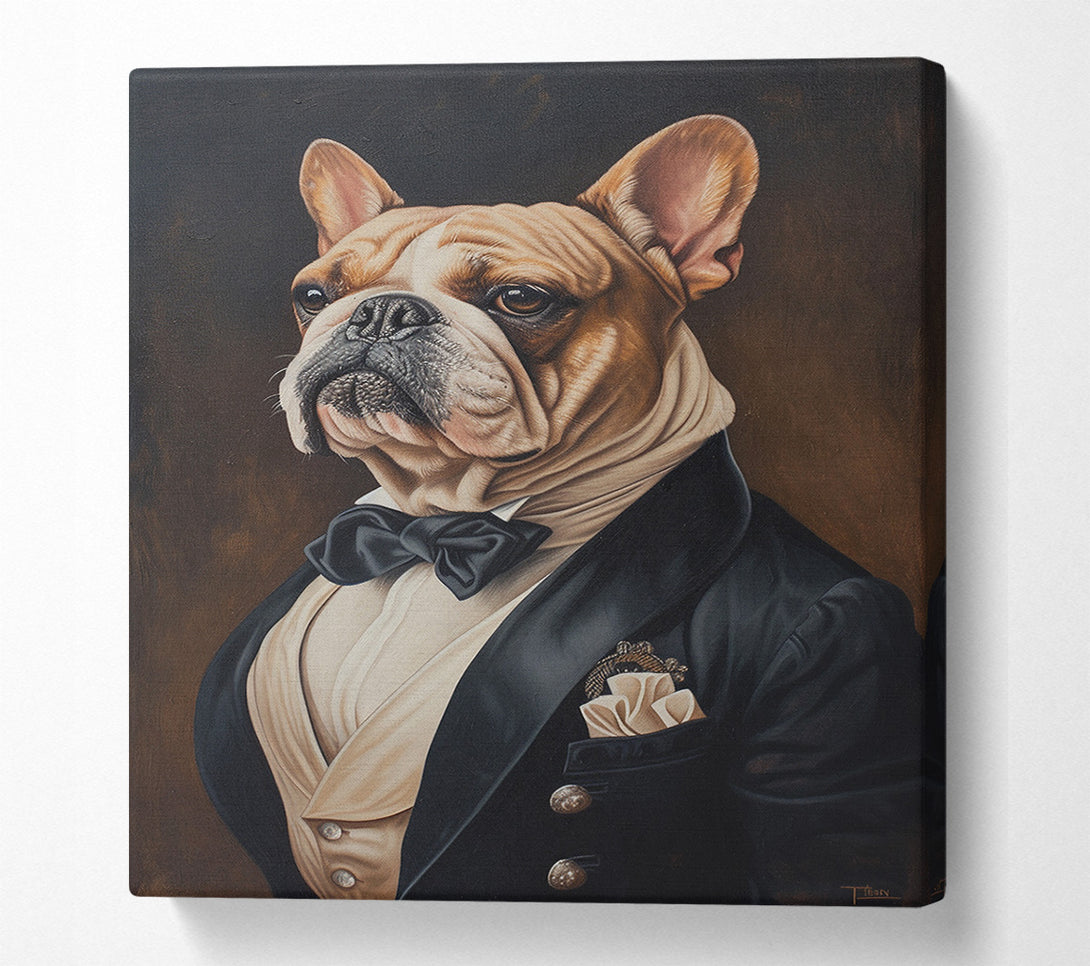  A Canvas Print of Bulldog Smart Canvas Print