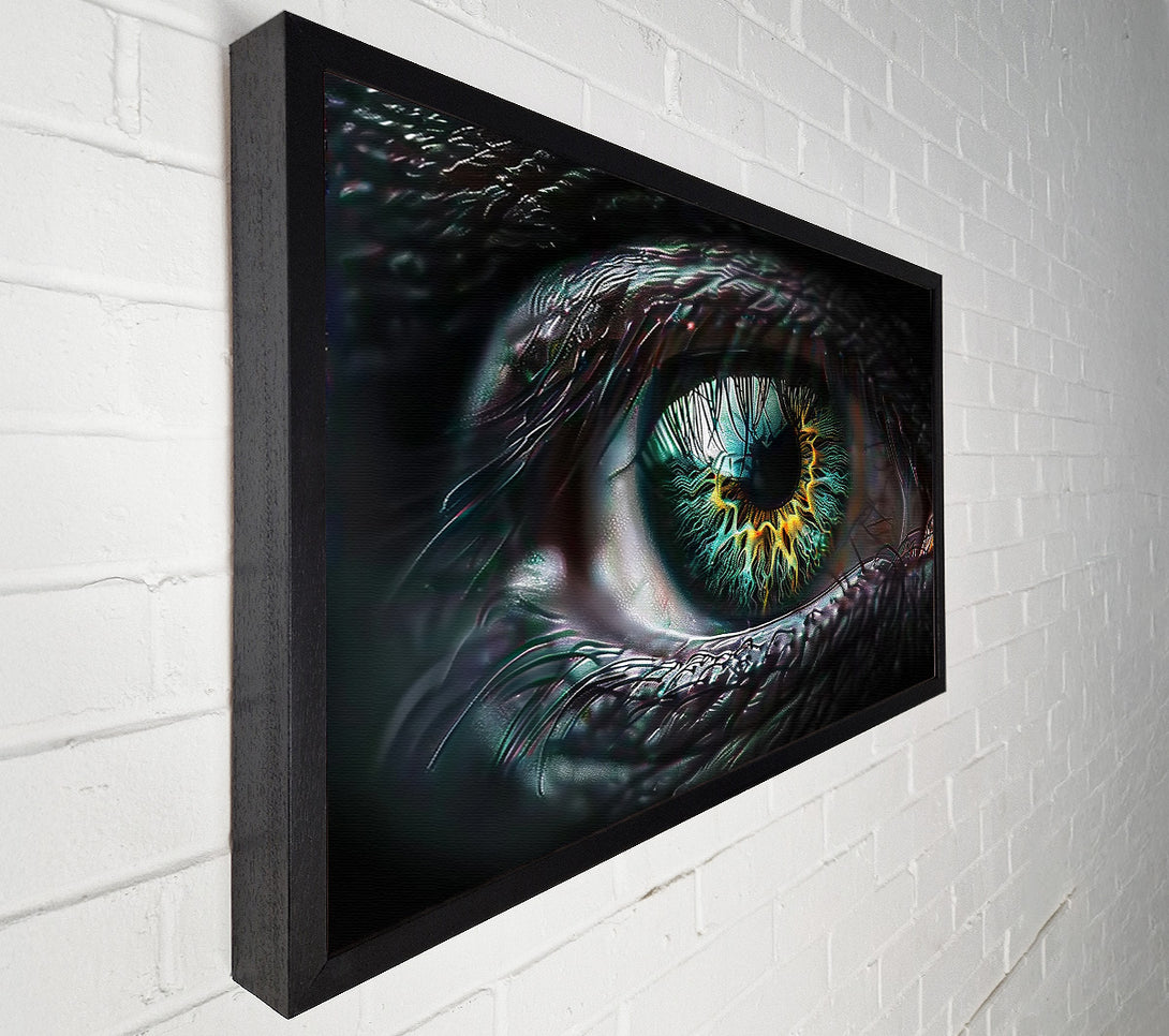  A Canvas Print of Emerald Eye'S Gaze Canvas Wall Art