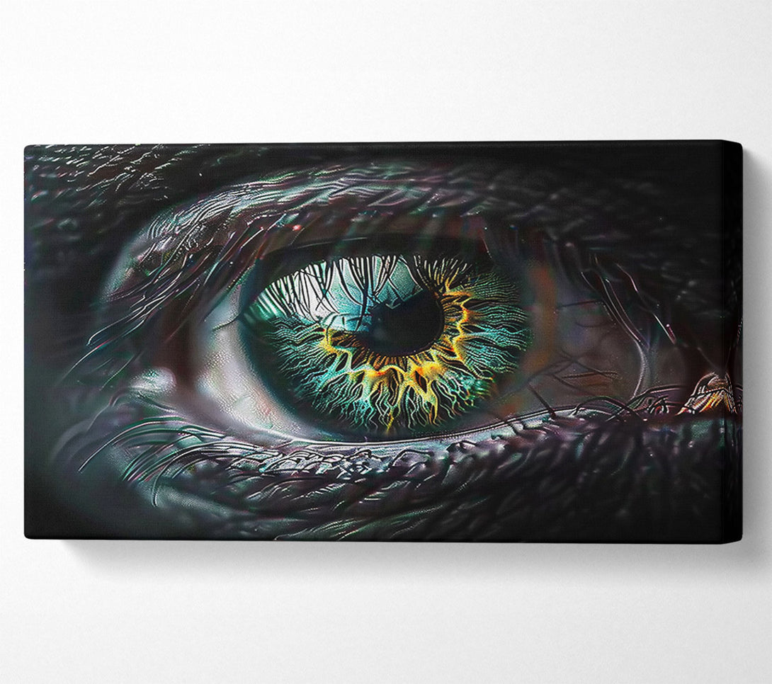  A Canvas Print of Emerald Eye'S Gaze Canvas Wall Art