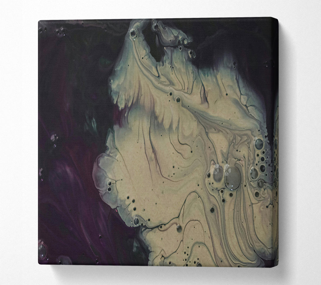  A Canvas Print of The Grey Swirl Canvas Art