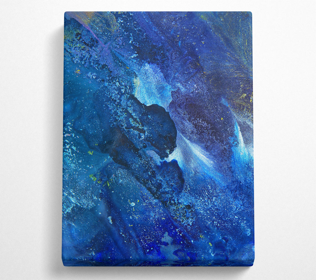  A Canvas Print of Azure Cosmic Dance Canvas Art