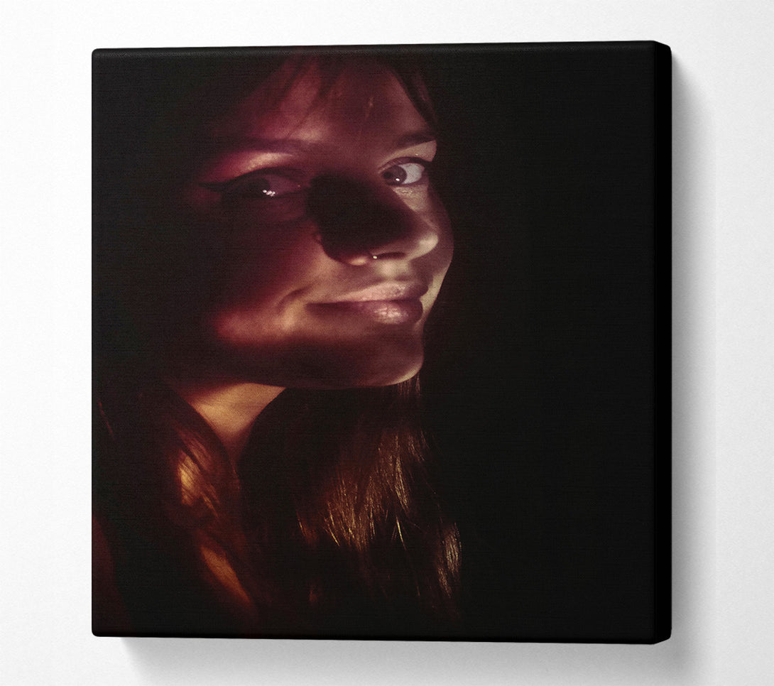  A Canvas Print of Crimson Whispers Canvas Print