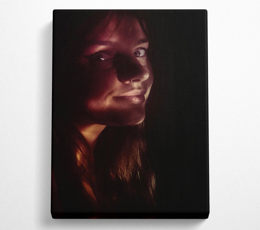  A Canvas Print of Crimson Whispers Canvas Print