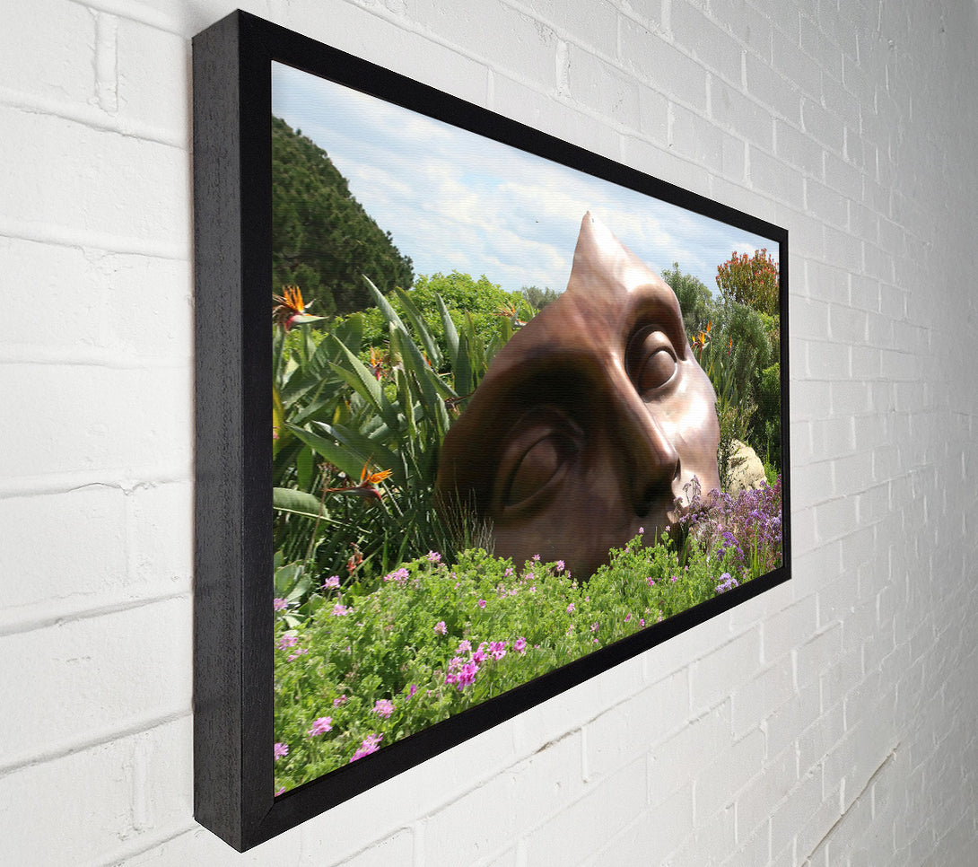  A Canvas Print of Bronze Dream Face Canvas Art