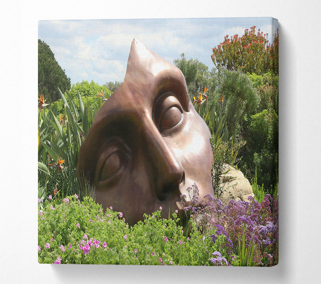  A Canvas Print of Bronze Dream Face Canvas Art