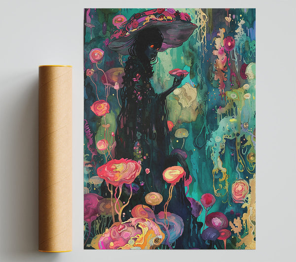Teal Dream Weaver Print