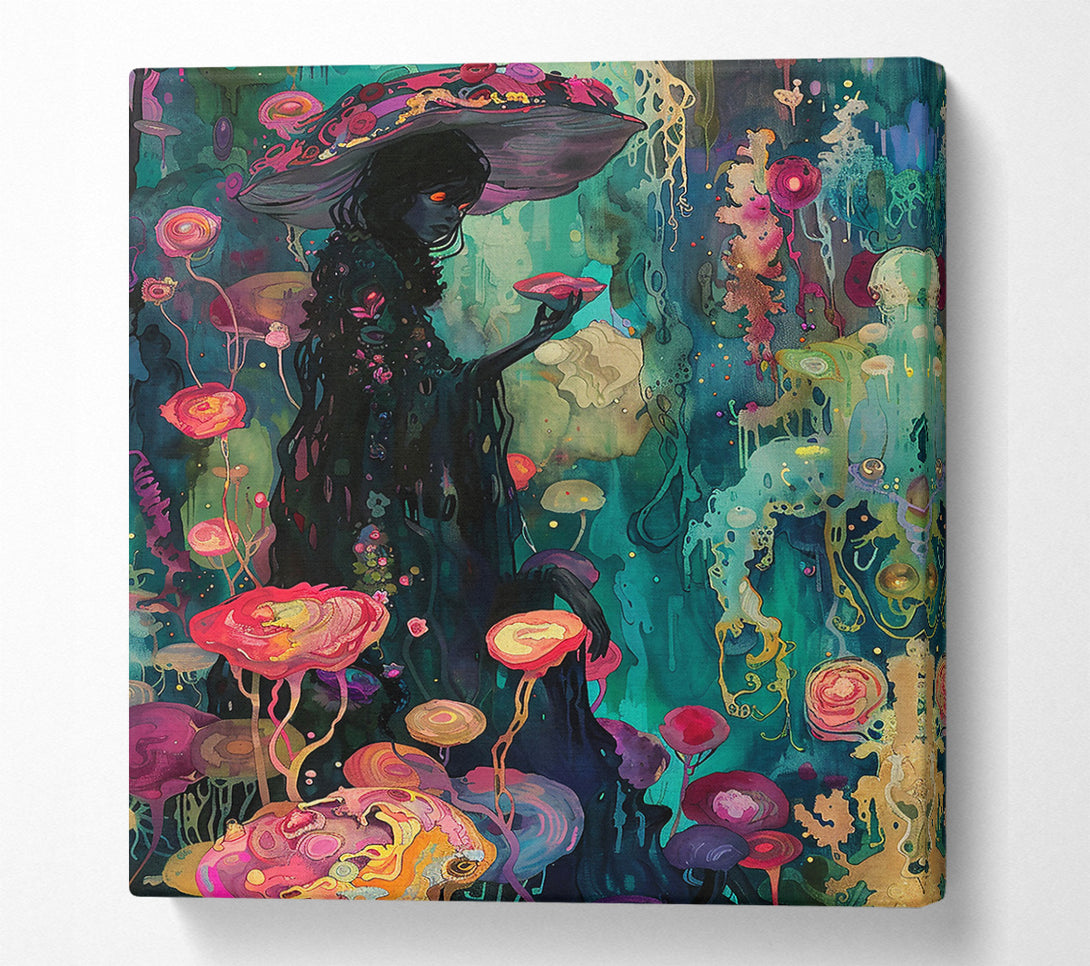  A Canvas Print of Teal Dream Weaver Canvas Art