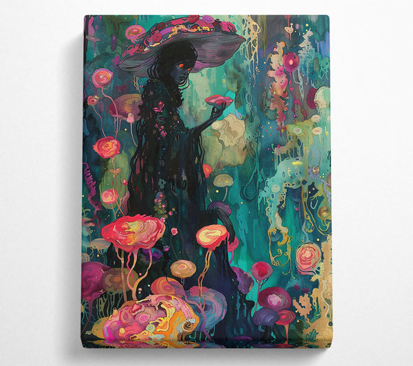  A Canvas Print of Teal Dream Weaver Canvas Art