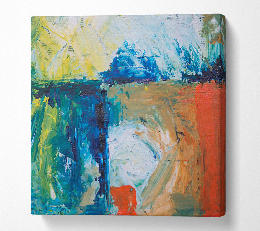  A Canvas Print of Blue Sky Dreamscape Canvas Wall Art