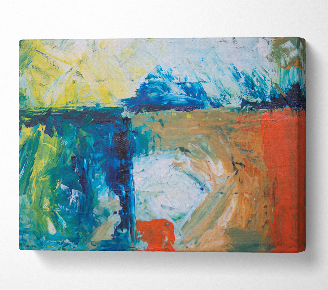  A Canvas Print of Blue Sky Dreamscape Canvas Wall Art