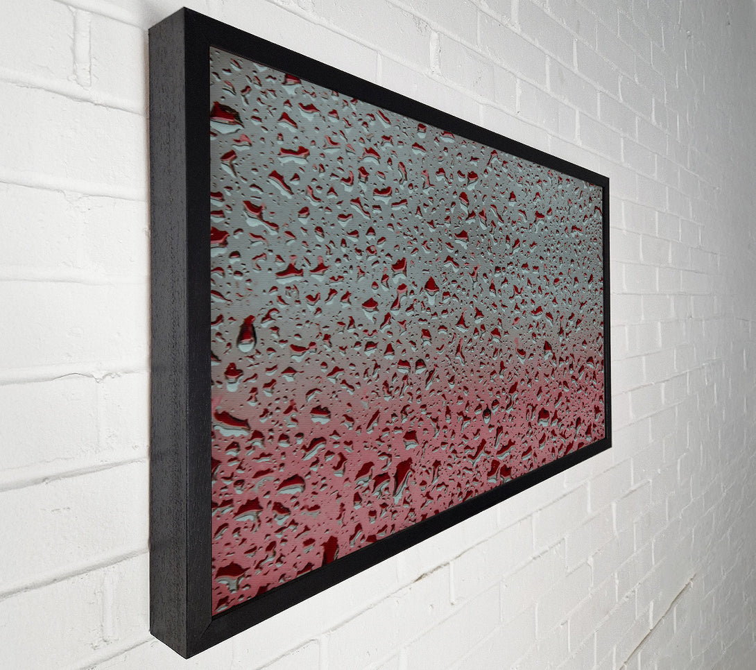  A Canvas Print of Crimson Raindrops Canvas Print