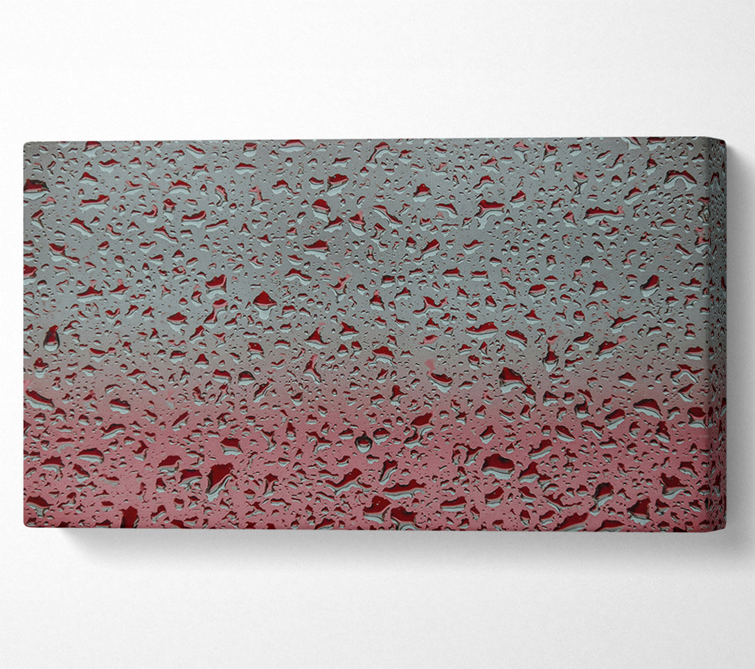  A Canvas Print of Crimson Raindrops Canvas Print