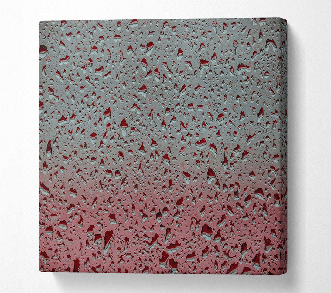  A Canvas Print of Crimson Raindrops Canvas Print