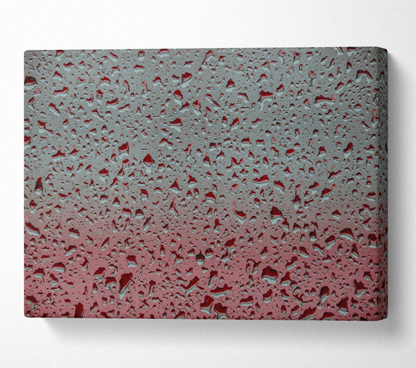  A Canvas Print of Crimson Raindrops Canvas Print